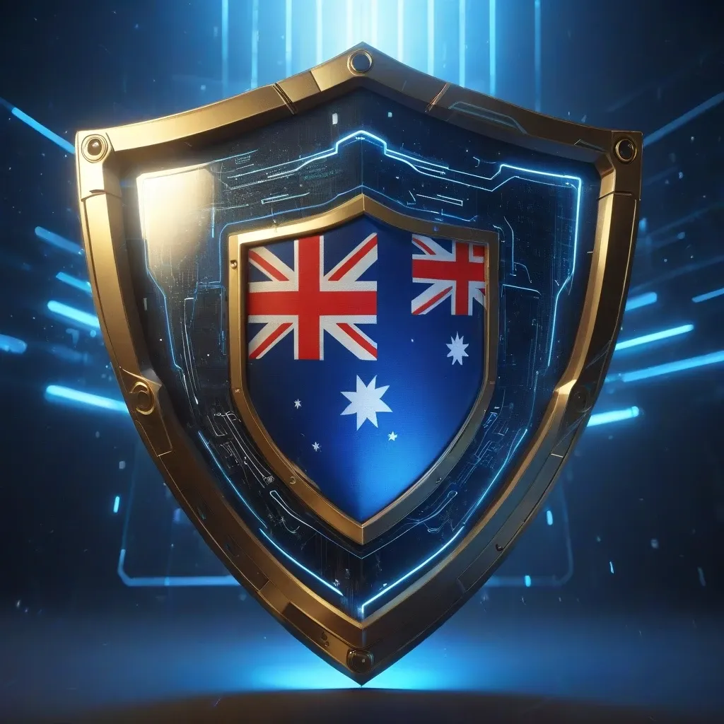 Secure Platform Glowing Shield